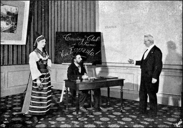 Photo de la représentation au Touring-Club (1905)