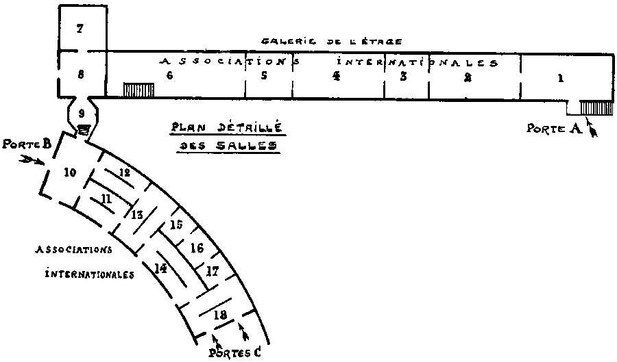 Detala plano de la Internacia Muzeo