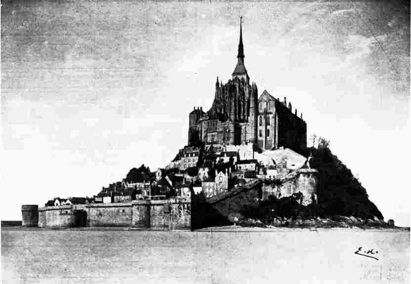 Le Mont-Saint-Michel. — Côté Nord-Est