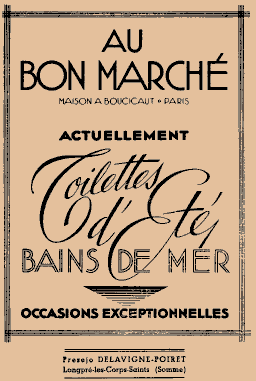 Reklamo Au Bon Marché