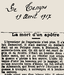Le Temps, 19 Avril 1917